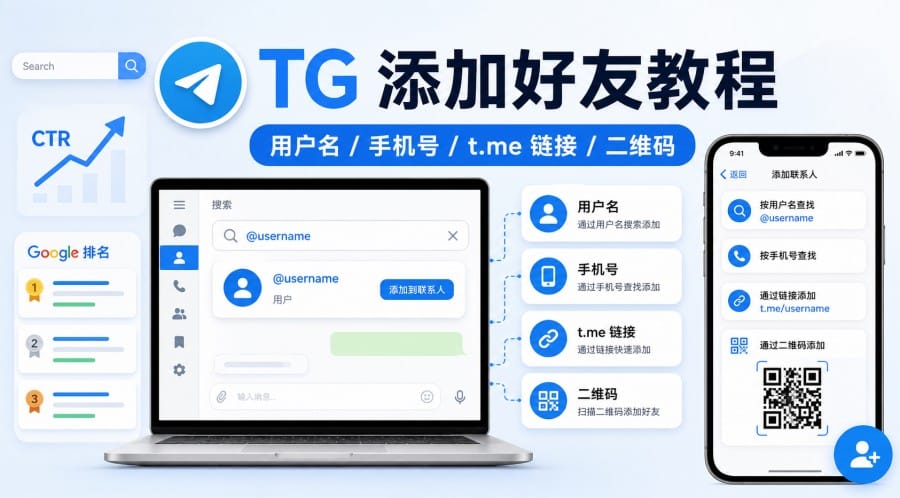 TG 怎么添加好友