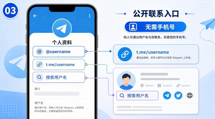 TG 用户名和手机号有什么区别?新手隐私与加好友指南 第 2 张正文图