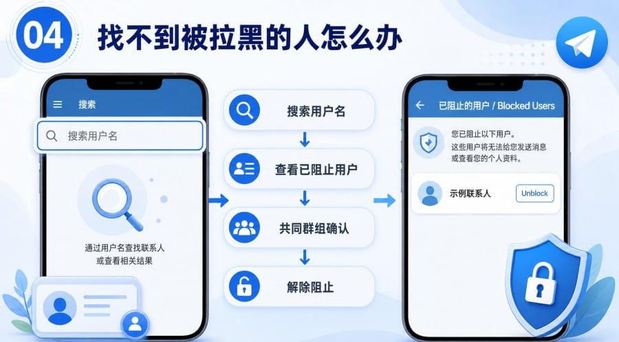 TG 怎么解除拉黑？ image 3