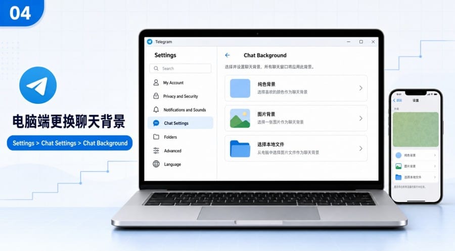 TG怎么设置聊天背景? image 3