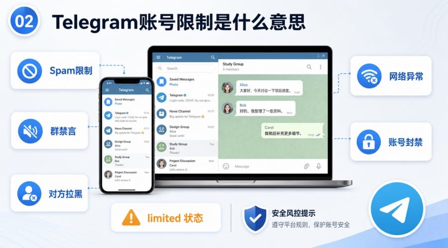 TG账号被限制怎么办?原因、检查和申诉方法 - 配图 1