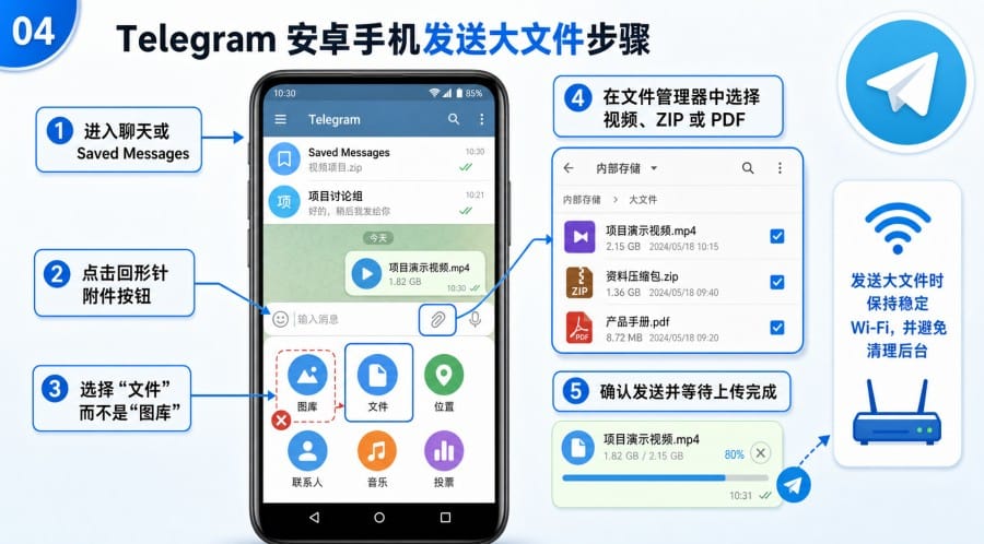 TG 怎么发送大文件 - 配图 3