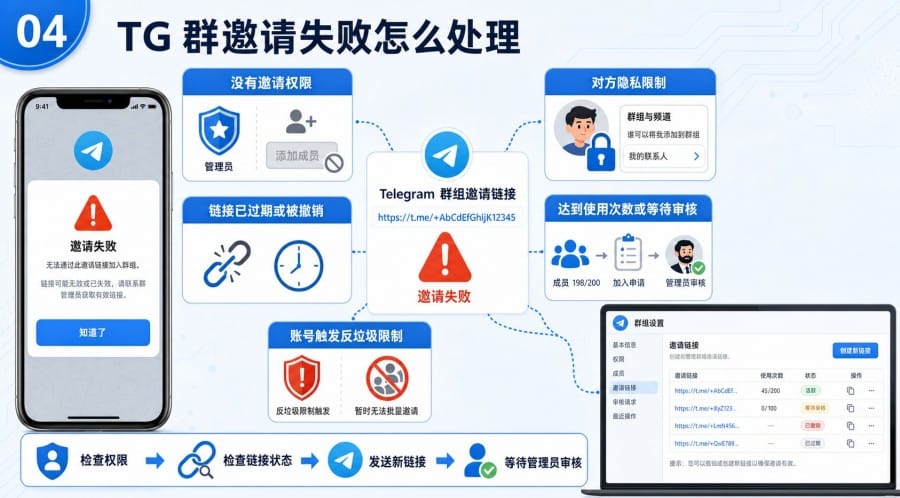 TG 群怎么邀请别人加入?群链接与添加成员操作指南 配图 3
